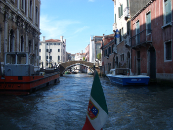 Leaving Venice